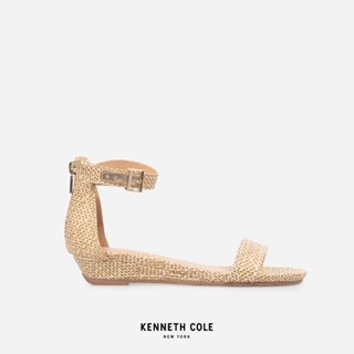 KENNETH COLE รองเท้าแตะผู้หญิง รุ่น GREAT VIBER สี Natural Raffia ( SAN - RL23GVB05-103 )