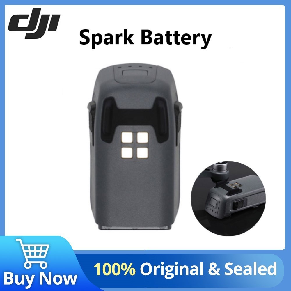 ใหม่ Spark แบตเตอรี่1480มิลลิแอมป์ชั่วโมง16.87Wh สำหรับ Spark Drone เที่ยวบินอัจฉริยะแบตเตอรี่เที่ยวบินเวลา16นาทีอุปกรณ์