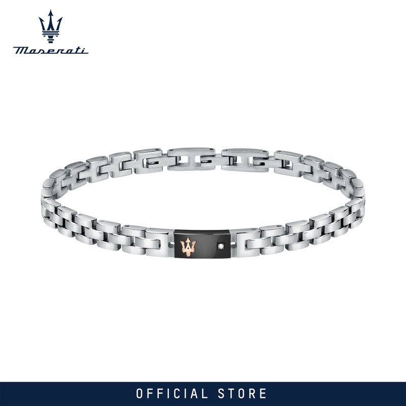Maserati Jewels 22cm Men's Stainless Steel กำไลข้อมือs JM221ATY05