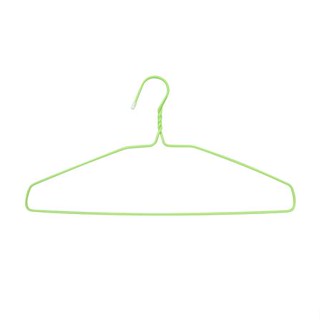 ไม้แขวนเสื้อเคลือบ PVC PLIM สีเขียว แพ็ก 8 ชิ้น