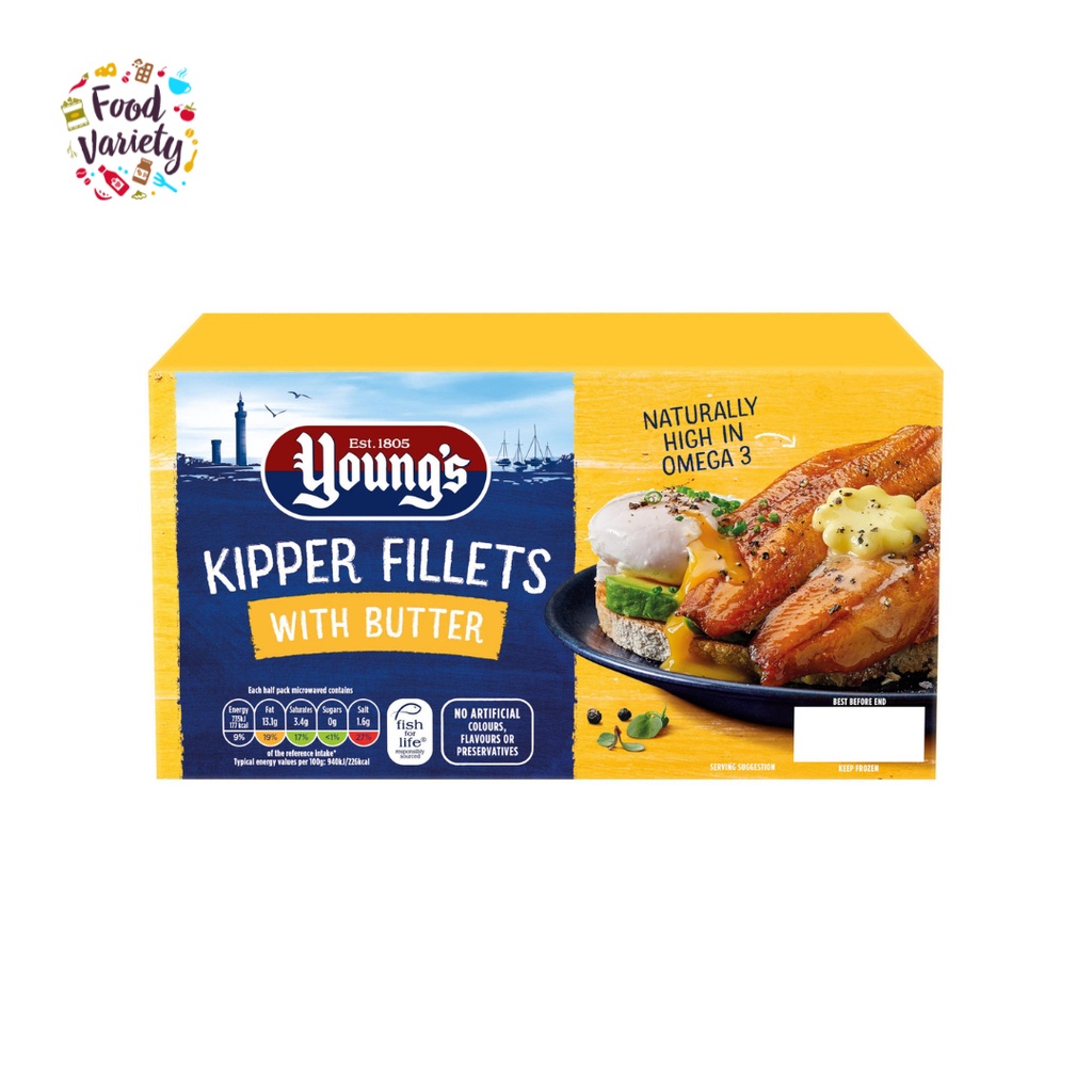 (Best Before 30Sep2026) Youngs Kipper Fillets With Butter 170G