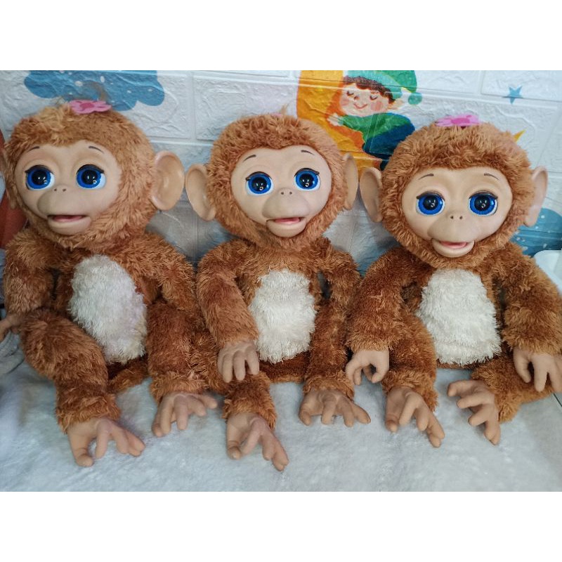 ลิงFR🎉🎉Furreal Friends Cuddles My giggly Monkey 🙈🙊🐒🙉🐵 📌 มือสองแท้ 💯%