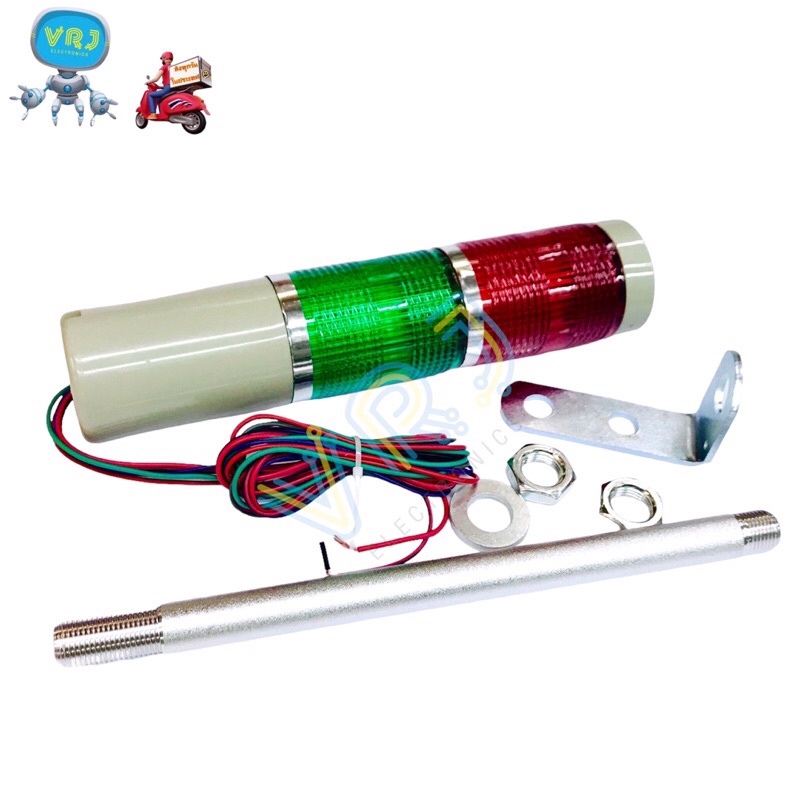 Light Tower รุ่น LTA-205-2W-LTA-205-2WJ ไฟสัญญาณ LED(Tower Light)หลอดไฟLED 2 สี