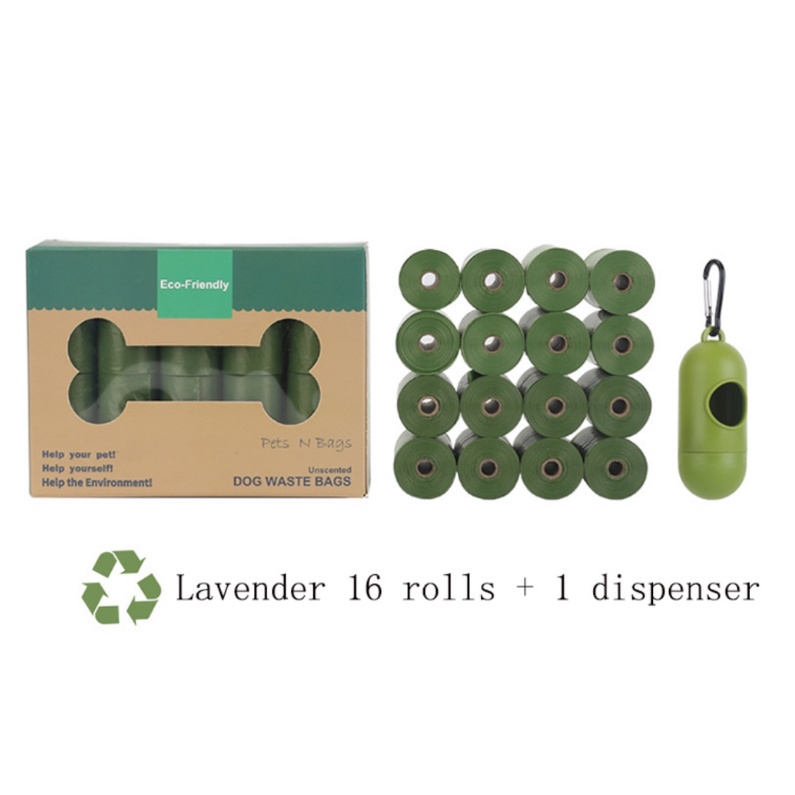 Gar Bag Pet Biodegradable Eco-Friendly Pet Waste Bag With Case Pet Go Out Excretion Garbage Bag Pet