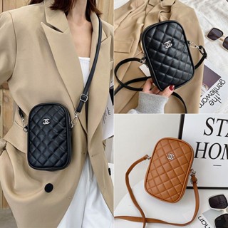 Chanel ใหม่ กระเป๋าใส่โทรศัพท์มือถือ กระเป๋าใส่เหรียญ ขนาดเล็ก สําหรับผู้หญิง 2023