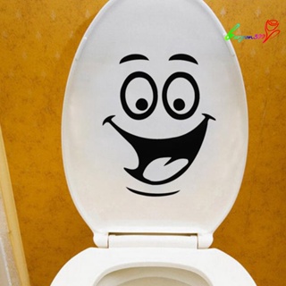 【AG】Sticker Decal Self-adhesive PVC Funny Smile Face Wall Sticker Home Art Decor for