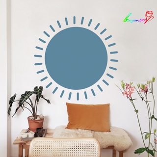 【AG】Wall Sticker Sun Shaped Boho Style Large Peel And Adhesive DIY PVC Living Bedroom Wall Mural