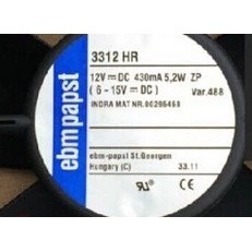 Germany ebmpapst พัดลมระบายความร้อน ระดับไฮเอนด์ 3312HR 12V 430MA 5.3W 92*92*32 มม.