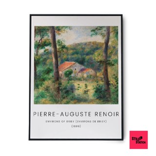 โปสเตอร์วาดภาพตกแต่งผนัง Auguste Renoir สไตล์วินเทจ ใหญ่ๆ สำหรับแต่งห้อง