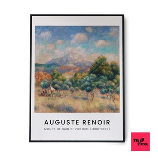 โปสเตอร์วาดภาพตกแต่งผนัง Auguste Renoir สไตล์วินเทจ ใหญ่ๆ สำหรับแต่งห้อง