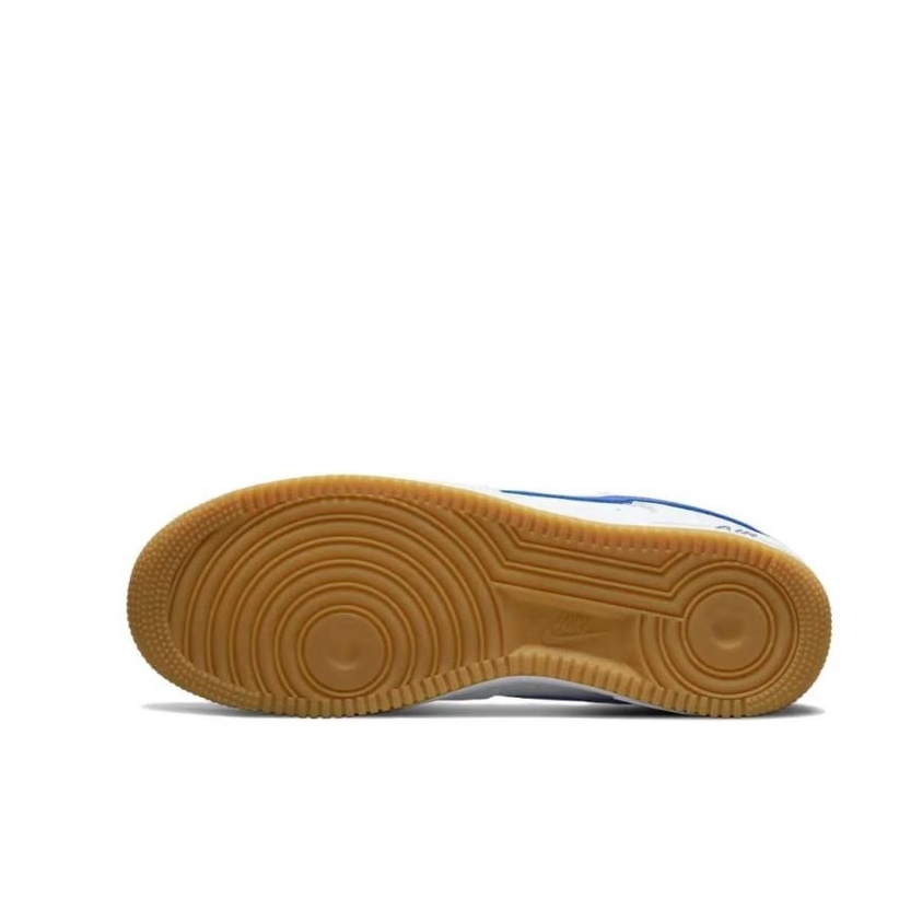 ✥♝✼รองเท้าผ้าใบผช Nike Air Force 1 Low Retro "Since 82" รองเท้าผ้าใบหุ้มข้อต่ำกันลื่นกันลื่น unisex สีขาวสีน้ำเงิน รองเท