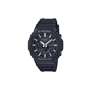 G-shock จีช็อค CASIO คาสิโอ ดูผู้ชาย รูปแบบการผสมแบบอะนาล็อกดิจิตอล GA-2100-1AJF w1421