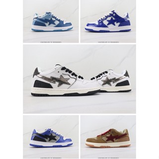 Tennis Nk A BATHING APE “93” BAPE รองเท้าผ้าใบลําลอง ใส่สบาย เหมาะกับการวิ่ง เล่นกีฬา แฟชั่นสําหรับผู้ชาย และผู้หญิง