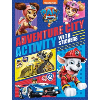 NEW! หนังสืออังกฤษ Paw Patrol Movie Sticker Book [Paperback]