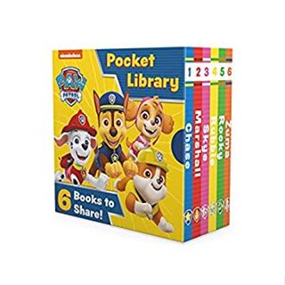 NEW! หนังสืออังกฤษ Paw Patrol Pocket Library (Board Book) [Hardcover]