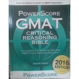 NEW! หนังสืออังกฤษ Powerscore GMAT Critical Reasoning Bible (2022nd) [Paperback]