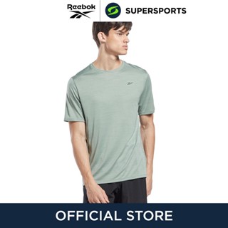 REEBOK Mélange Athlete เสื้อออกกำลังกายผู้ชาย เสื้อกีฬา