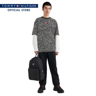 Tommy Hilfiger เสื้อยืดผู้ชาย รุ่น DM0DM15775 01L - สีดำ