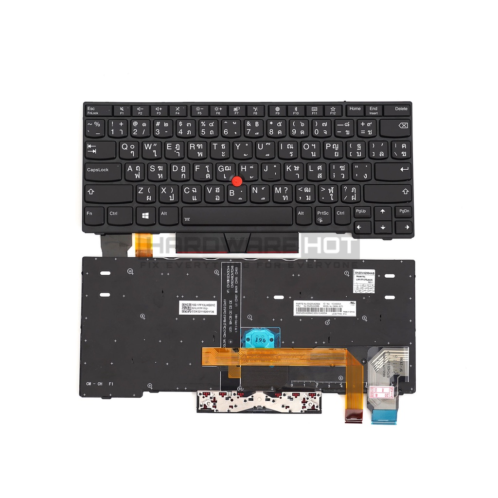 KEYBOARD LENOVO THINKPAD X280 X390 X395 TH-EN (KEYBOARD LENOVO)