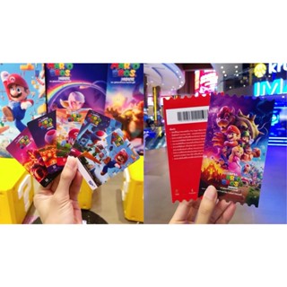 บัตร Super Mario Bros. บัตรสมาชิก จาก SF Cinema และ Major Cineplex