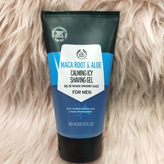 THE BODY SHOP MACA ROOT &amp; ALOE CALMING ICY SHAVING GEL 150ML