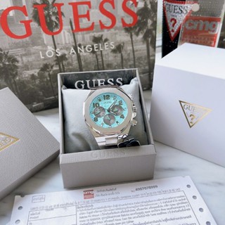 ⌚🔥นาฬิกาข้อมือชายใหม่ฝุดๆๆ#Guess  ผช.ตัวเรือนและสายสเตนเลสสีเงิน