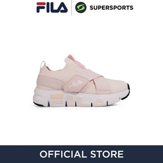 FILA Ggumi Knit Velcro รองเท้าลำลองเด็ก รองเท้าผ้าใบเด็ก