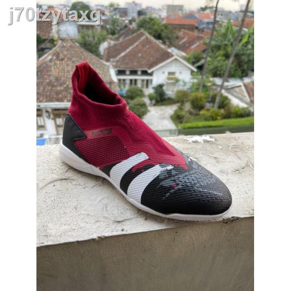 □ﺴ Soccer shoes futsal Adidas Predator mutator 20.3 laceless humanrace in cheap indoor football men's boots unise