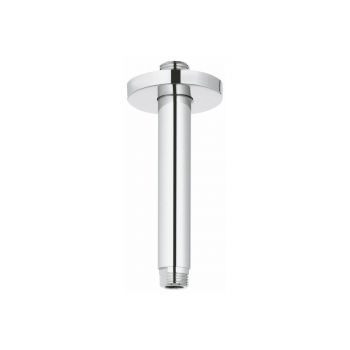 GROHE RAINSHOWER Shower arm from ceiling, round plate 14.2 cm. 28724 shower faucet, water valve, bathroom accessories to