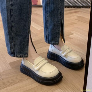 พร้อมส่ง #🔥Loafers รองเท้าสลิปออนหนังขนาดเล็กย้อนยุคญี่ปุ่น jk สำหรับผู้หญิง
