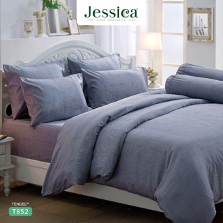 Jessica ผ้านวม 90 x 100 นิ้ว (ไม่รวมผ้าปูที่นอน) Tencel ทอ 500 เส้น พิมพ์ลาย กราฟฟิก T852 #เจสสิกา ผ้าห่ม