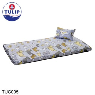 Tulip Picnic ที่นอนปิคนิค พับเก็บได้ 3.5ฟุต 5ฟุต หมาจ๋า Maaja TUC005 #ทิวลิป ที่นอนพกพา