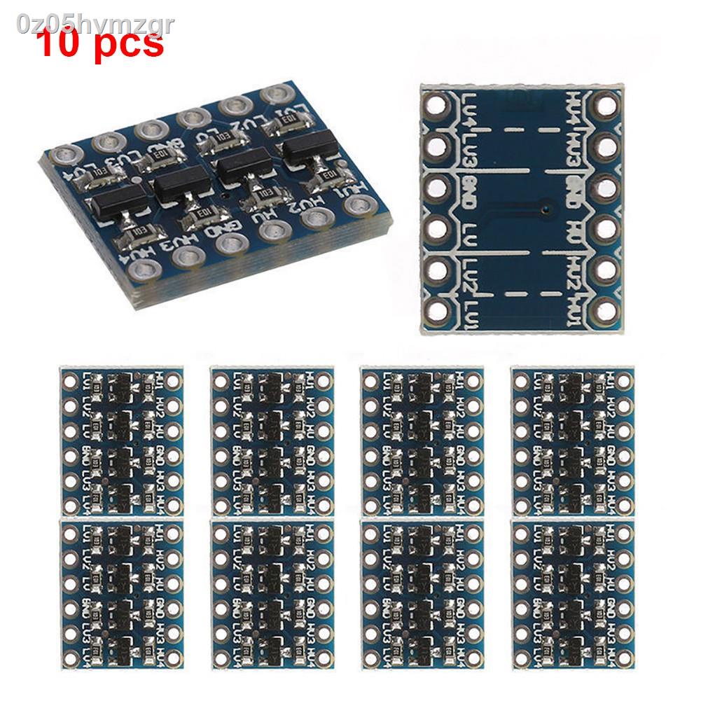 10X 3.3V-5V 4 Channel Logic Level Converter Ttl Bi-Directional Shifter Module