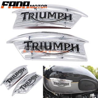 สติกเกอร์ฉลากติดถังน้ํามันเชื้อเพลิง 3D สําหรับ Triumph Triumph Bonneville650 750 T100 T120 T140