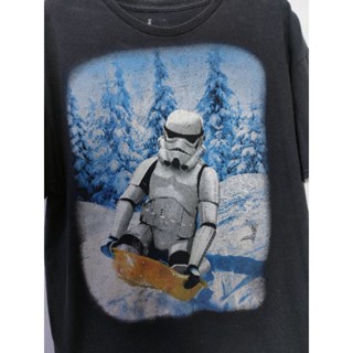 เสื้อยืด มือสอง ลายภาพยนตร์ Star Wars อก 42 ยาว 27