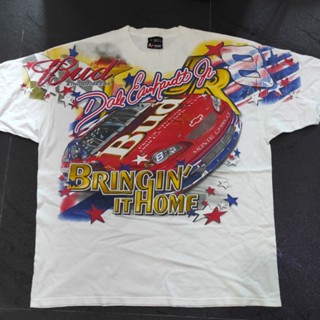 เสื้อยืด NASCAR วินเทจ OVP BUD king of the Beers ปี 2000 น่าสะสม สภาพดีๆหายากครับ🏆.. ..