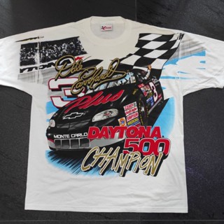 🥇เสื้อยืด NASCAR วินเทจ OVP Daytona 500 Dale Earnhard ปี 1998 น่าสะสม dead stockหายากครับ🏆 .