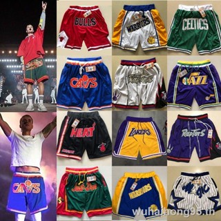 【ขายดี】 ✆กางเกงขาสั้น กางเกงกีฬาบาสเก็ตบอล พิมพ์ลาย JUST DON King Warriors Curry Magic Bulls Lakers James สําหรับผู้ชาย