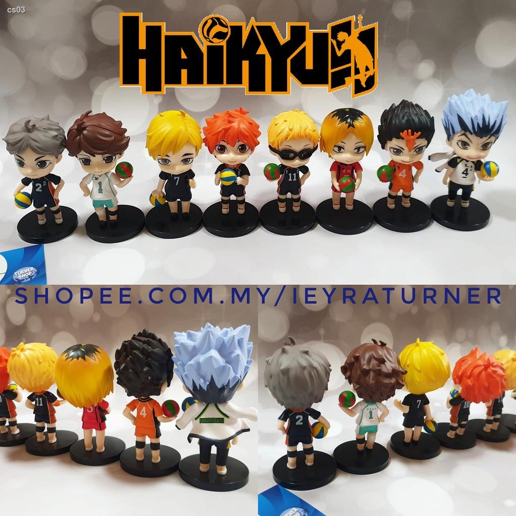Haikyu!! 🏐 Anime Manga Haikyuu Mini Figure Collectible Gift Hinata Nishinoya Tsukishima Kenma Sugawara Toru