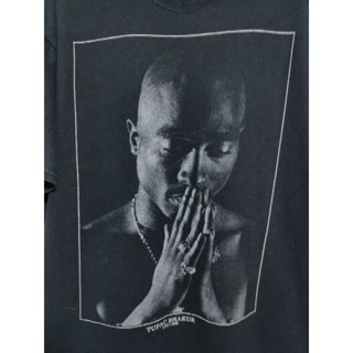 เสื้อยืด มือสอง เสื้อวง TUPAC อก 46 ยาว 28