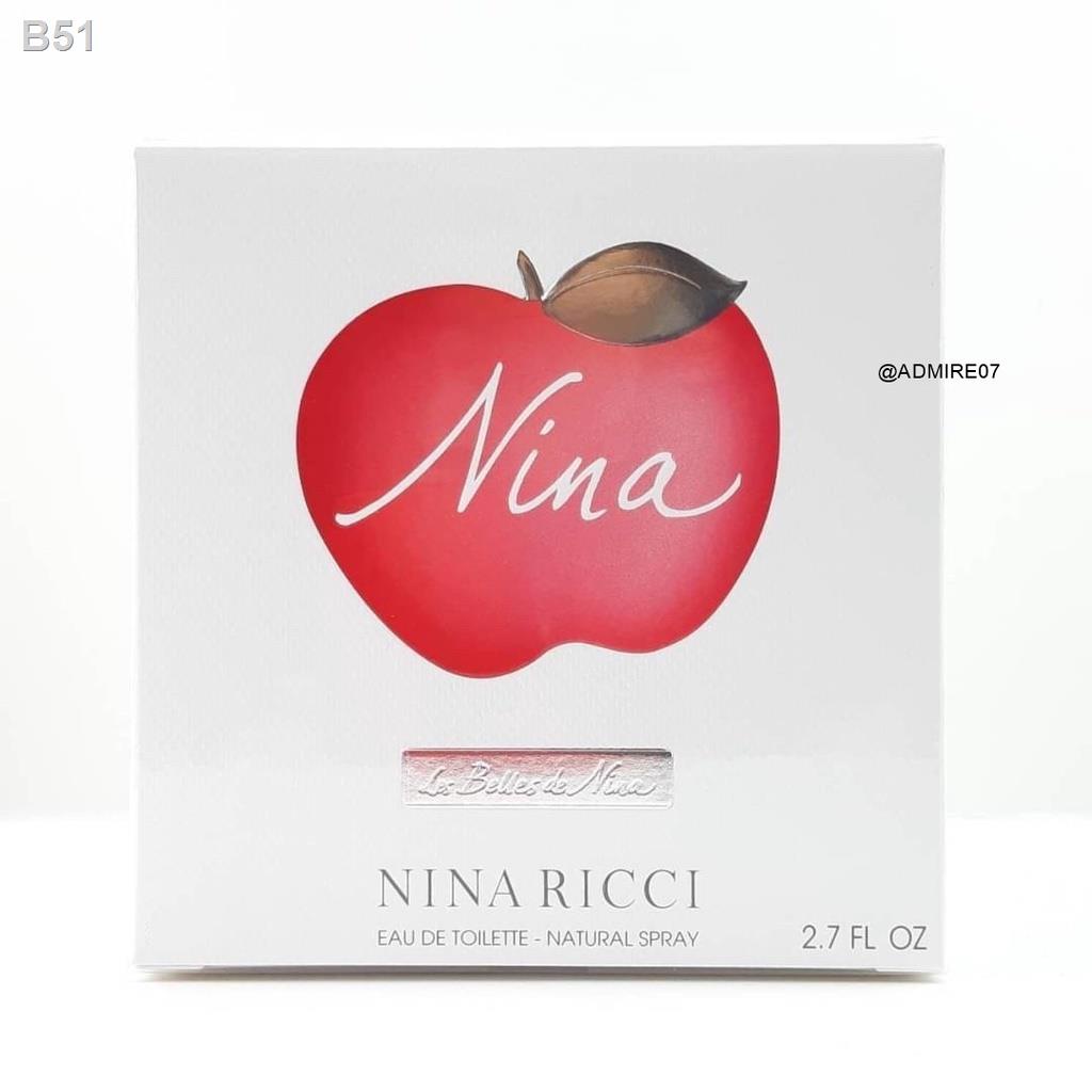 ส่งฟรี  Nina Ricci Les Belles de Nina EDT 80ml กล่องซีล น้ำหอม