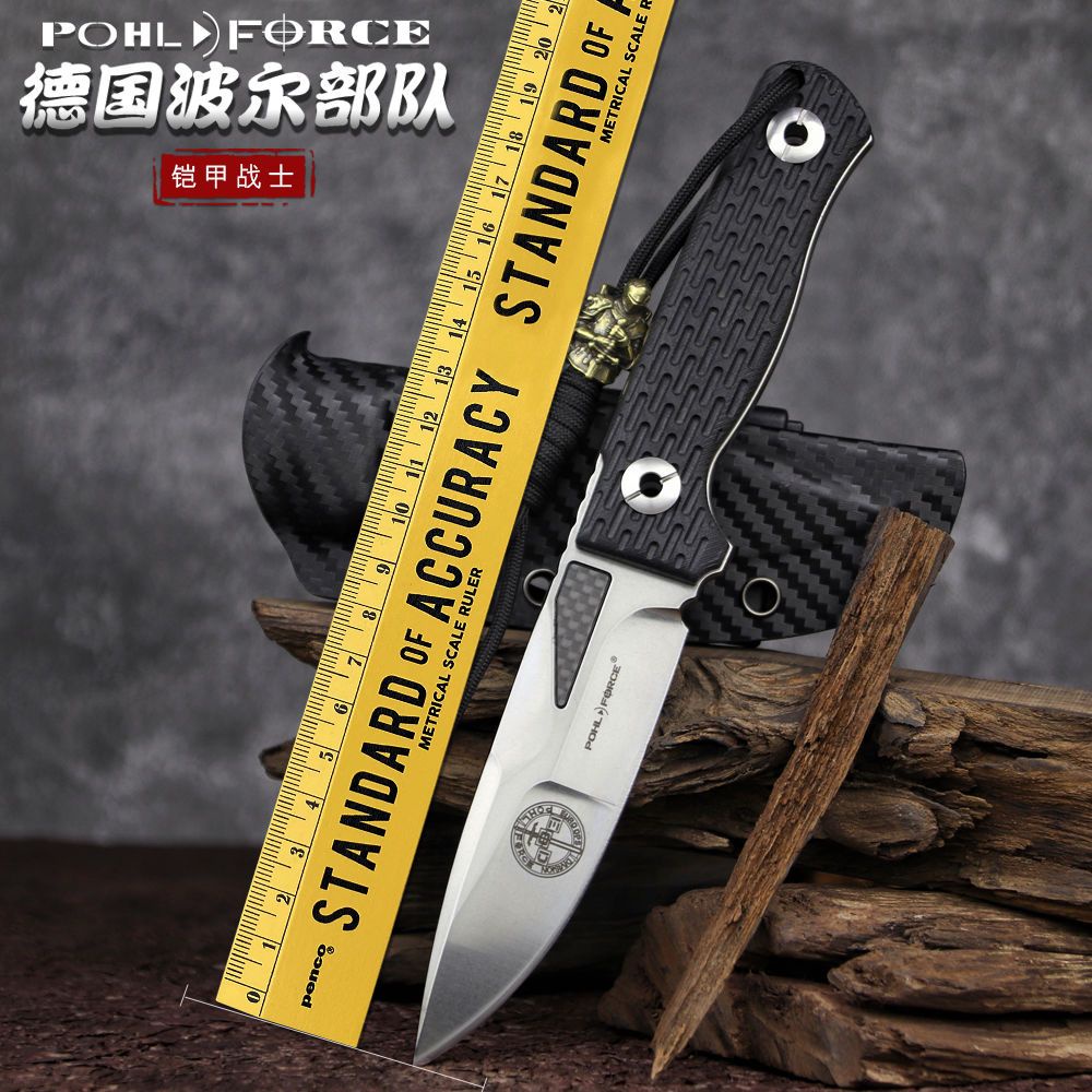 ♦▤▫Boer Armor Warrior มีดกลางแจ้ง M390 เหล็กความแข็งสูงป้องกันตัวเองทหารมีดตรงขนาดเล็ก Survival Tact