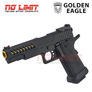 บีบี กันอัดแก๊ส Golden Eagle 3338 โมเดล Hi-CAPA 5.1 แต่งซิ่ง แถมฟรีอุกกรณ์พร้อมเล่น มีกล่องเคสแข็งให้ สินค้ามือ 1