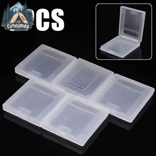 5x Plastic Game Card Cases Cartridge Dust Cover Box for Game Boy Color GBC