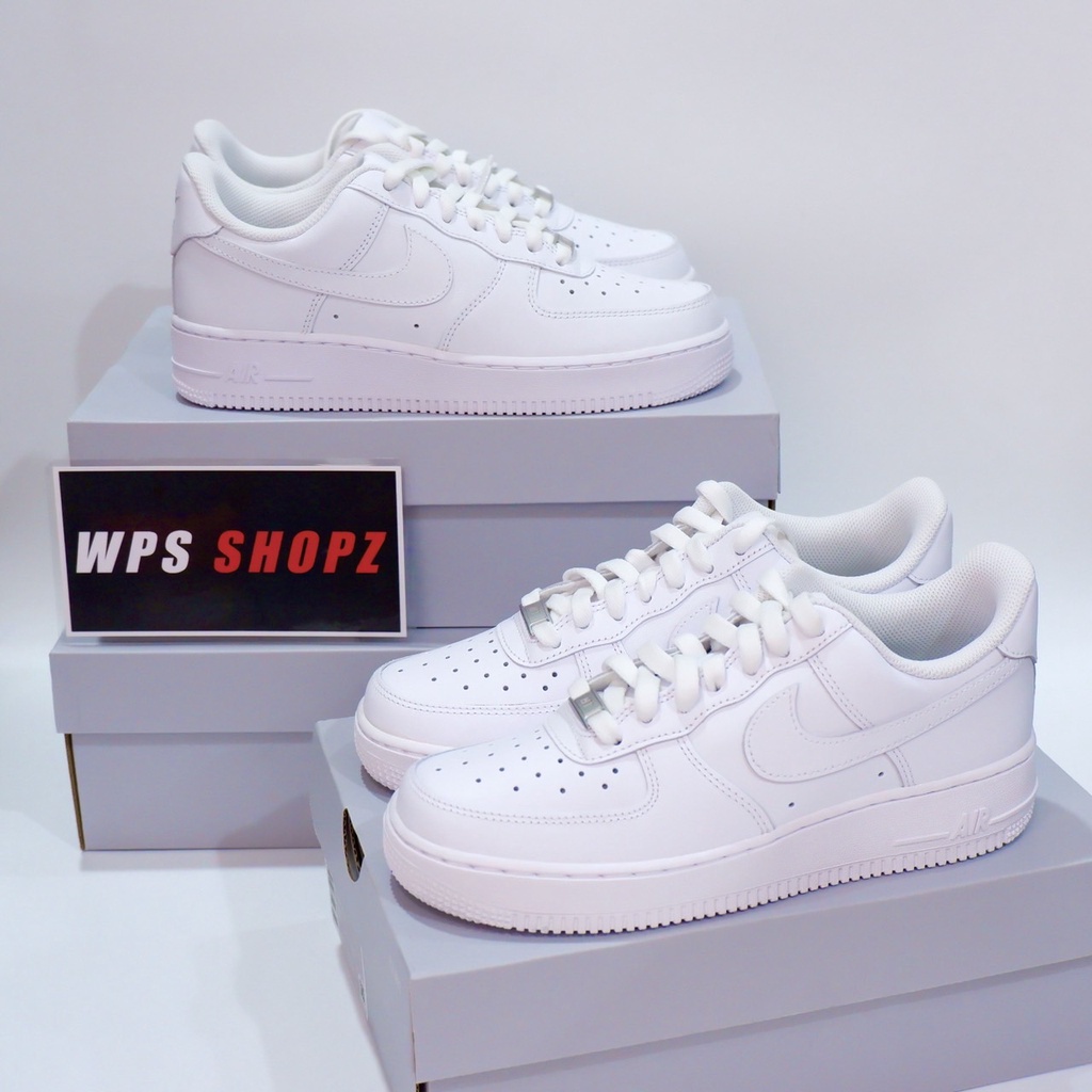 รองเท้าผ้าใบ nike™▩*พร้อมส่ง* Nike Air Force 1'07 สีขาว