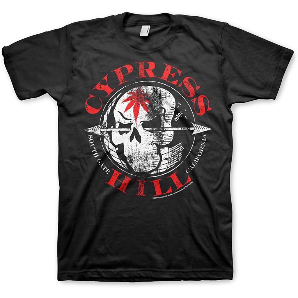 Cypress Hill Officially Licensed South Gate - California Men’s T-Shirt (Black)  X-Large | Amazon.com