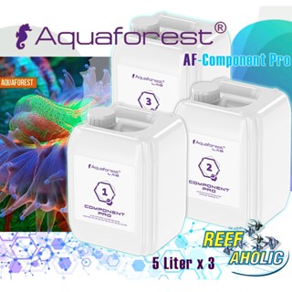 Aquaforest Component Pro 1+ 2+ 3+ แร่ธาตุรวมแบบเข้มข้นคูณ 2 สำหรับมือโปร!! 5 ลิตร x 3 แกลลอน