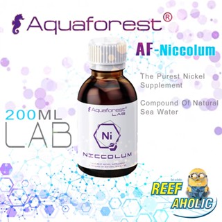 Aquaforest Niccolum Lab 200ml แร่ธาตุเสริมสำหรับตู้ปลาทะเล นิคโคลลั่ม ชื่อลั่ม ๆ ใช้แล้วปะการังจะลั่มสมชื่อ