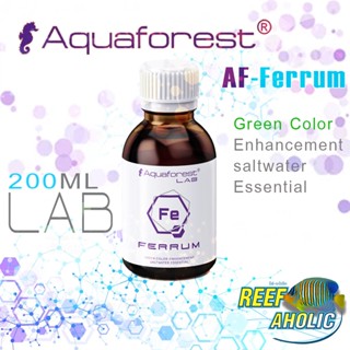 Aquaforest Ferrum Lab 200ml เฟอร์รั่ม แร่ธาตุรอง เรียกได้ว่าเป็นหนึ่งในดาวล้านดวงของความสำเร็จของตู้ทะเลเลยนะ