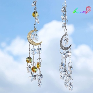 【AG】Beautiful Shiny Hanging Decor Faux Crystal Exquisite Star Shape Decor for